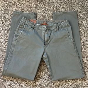Dockers Washed Olive Casual Pants. 34 X 34.